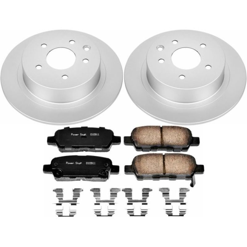 PowerStop Power Stop 07-10 Nissan Altima Rear Z17 Evolution Geomet Coated Brake Kit