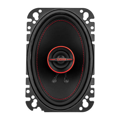 DS18 4x6in 45 Watts RMS 4 ohm 2-Way Coaxial System Universal Fit