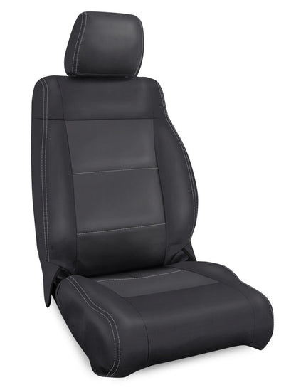 PRP Seats PRP 11-12 Jeep Wrangler JK Front Seat Covers/2 door or 4 door (Pair) - Black/Grey