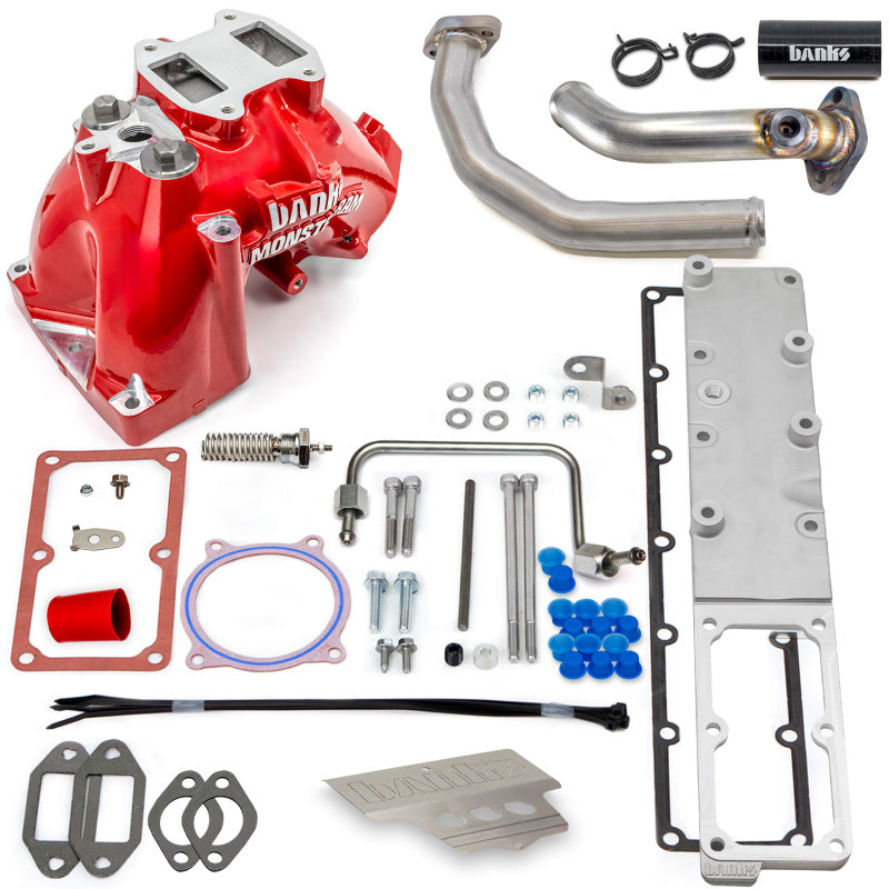 Banks Power 19-24 Ram 3500/4500/5500 6.7L Diesel Monster-Ram Intake System w/Fuel Line - Red