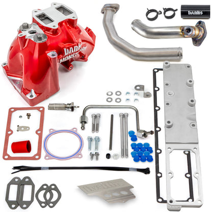 Banks Power 19-24 Ram 3500/4500/5500 6.7L Diesel Monster-Ram Intake System w/Fuel Line - Red