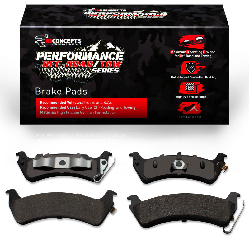 R1 Concepts R1 93-98 Jeep Grand Cherokee Rear Off-Road/Tow Brake Pads