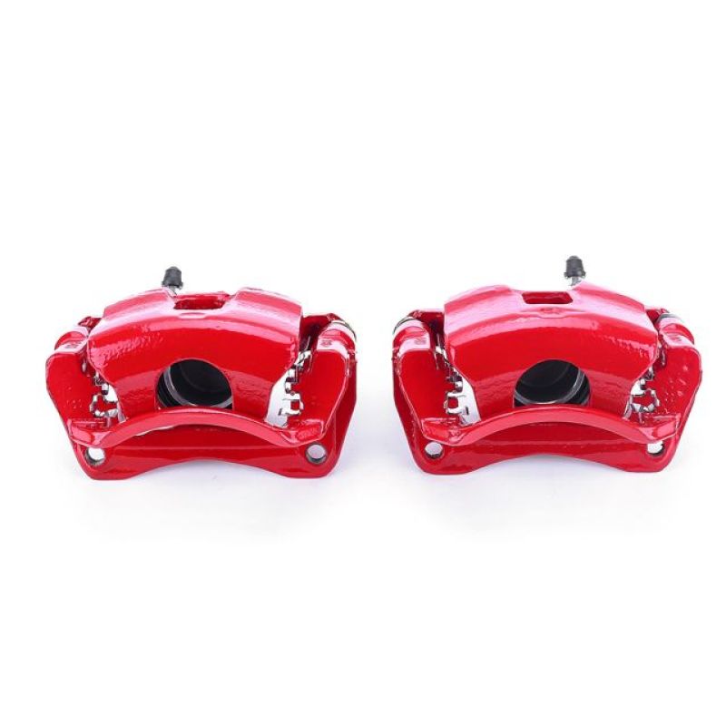 PowerStop Power Stop 98-02 Chevrolet Prizm Front Red Calipers w/Brackets - Pair