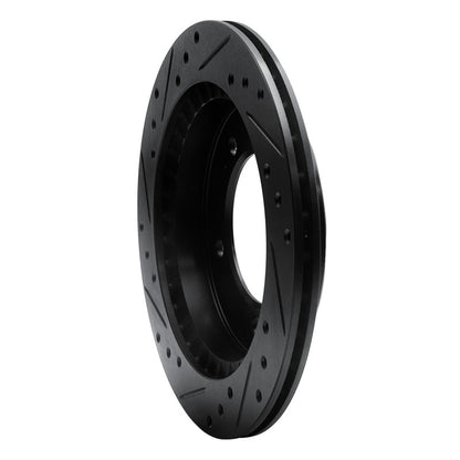 R1 Concepts R1 91-98 Chevrolet Tracker Front Right Drilled & Slotted Black Brake Rotor