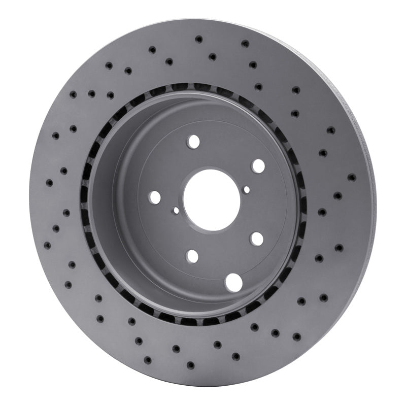 DFC 18-25 Subaru WRX Rear Drilled GeoSPEC Coated Rotor