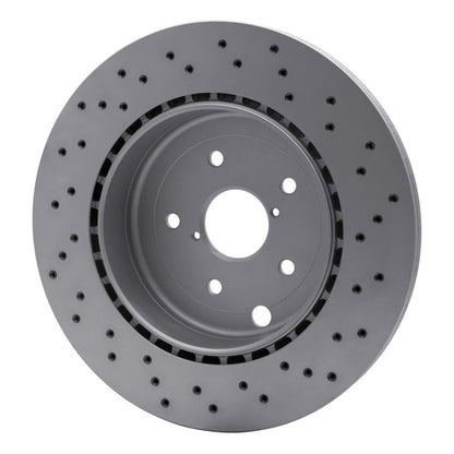 DFC 18-25 Subaru WRX Rear Drilled GeoSPEC Coated Rotor