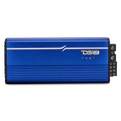 DS18 4-Channel Class-D Amp Stereo Full-Range 4 x 400 W RMS at4 ohm- Blue