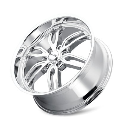 Ridler Wheels Ridler 609 20x9 / 6x139.7 BP / 30mm Offset / 106.1mm Hub Chrome Wheel