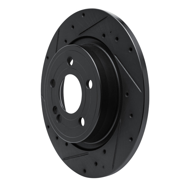 R1 Concepts R1 19-26 Mercedes-Benz A220 Rear Left Drilled & Slotted Black Brake Rotor