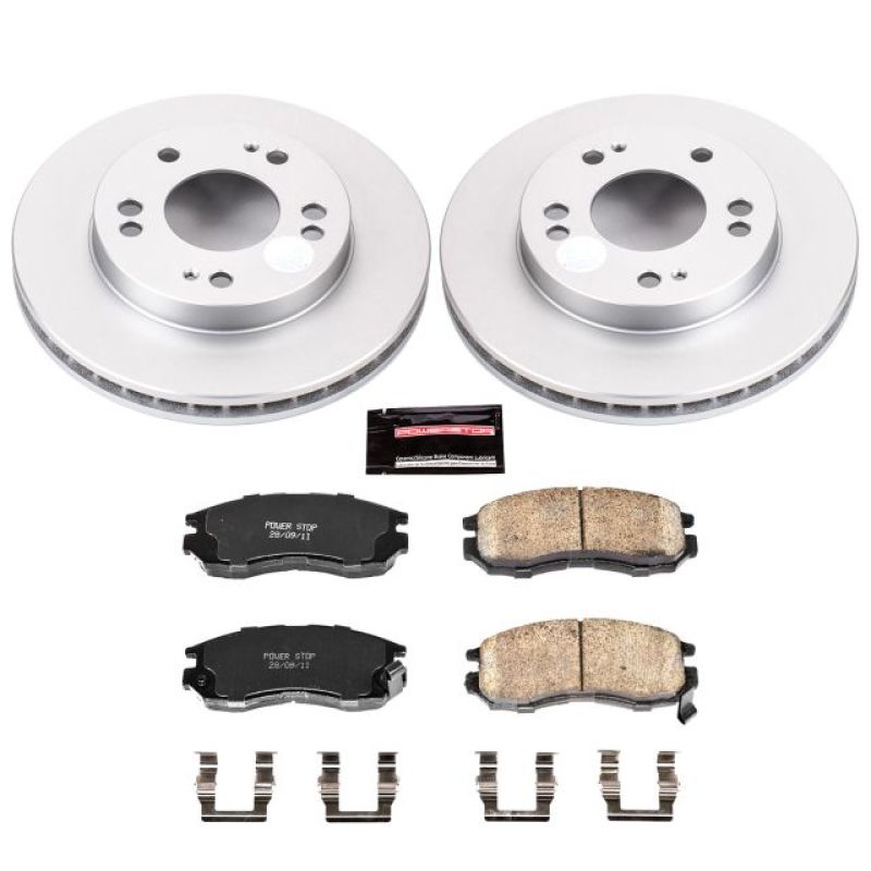 PowerStop Power Stop 95-05 Chrysler Sebring Front Z17 Evolution Geomet Coated Brake Kit