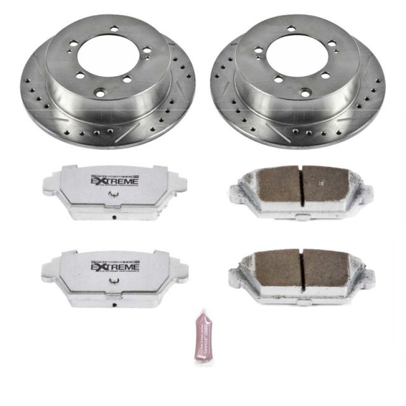 PowerStop Power Stop 90-94 Eagle Talon Rear Z26 Street Warrior Brake Kit