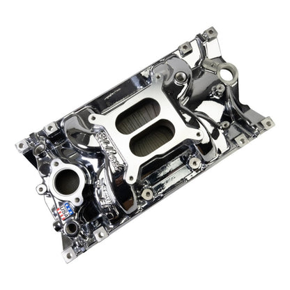 Edelbrock Chevy Vortec SB Performance EPS Manifold - Chrome Plasma Finish