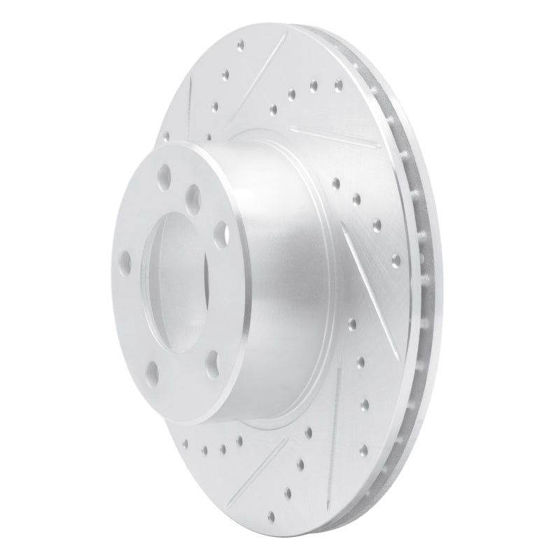 R1 Concepts R1 96-03 BMW 525I (USA/Canada) Front Left Drilled & Slotted Silver Brake Rotor