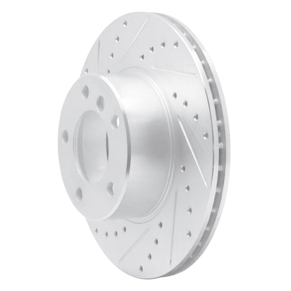 R1 Concepts R1 96-03 BMW 525I (USA/Canada) Front Left Drilled & Slotted Silver Brake Rotor