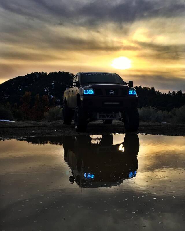 ORACLE Lighting Oracle 04-07 Nissan Titan LED Headlight Halo Kit - Blue