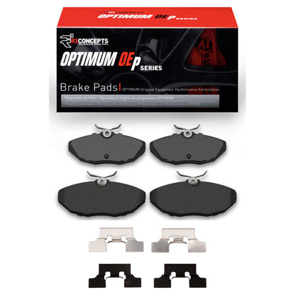 R1 Concepts R1 03-05 Jaguar S-Type Rear Optimum OE Pads & Hardware Kit