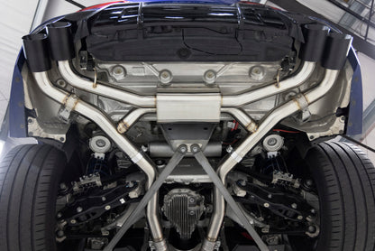Dinan 20-26 BMW X5 M/X6 M (F95/F96) Valved Axleback Exhaust System - Polished Tips