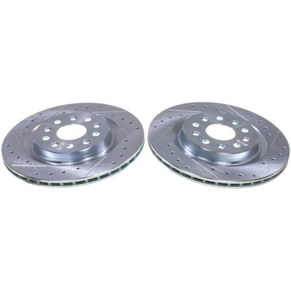 PowerStop Power Stop 22-24 Jeep Grand Cherokee Rear Drilled & Slotted Rotor - Pair