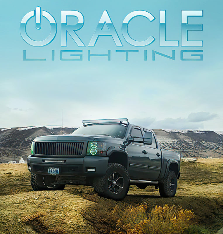 ORACLE Lighting Oracle Chevrolet Silverado 07-13 Halo Kit Round Style - ColorSHIFT