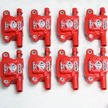 Granatelli Motor Sports Granatelli 14-23 GM LT Malevolent Coil Packs - Red (Set of 8)