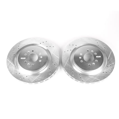 PowerStop Power Stop 04-07 Cadillac CTS Rear Evolution Drilled & Slotted Rotors - Pair