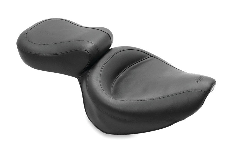 Mustang Motorcycle Mustang 87-04 Suzuki VS700/750/800 Intruder,S50 05-09 Std Vint Touring 2PC Seat w/Studs - Black