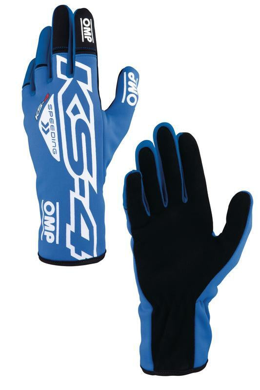 OMP KS-4 KART GLOVES MINT GREEN SZ 4 (KIDS)