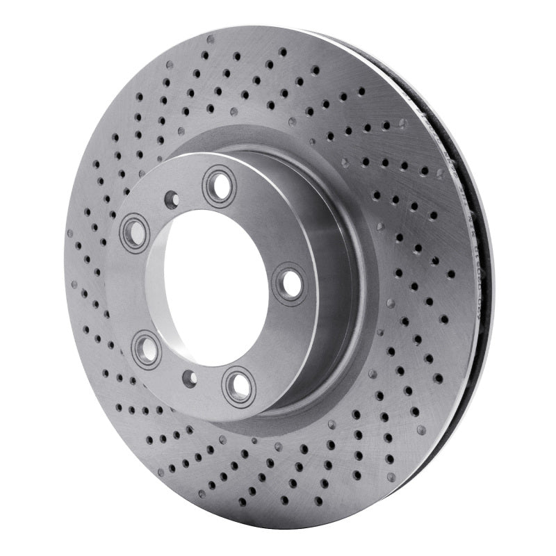 DFC 09-23 Porsche 718 Boxster Left Front Drilled Brake Rotor