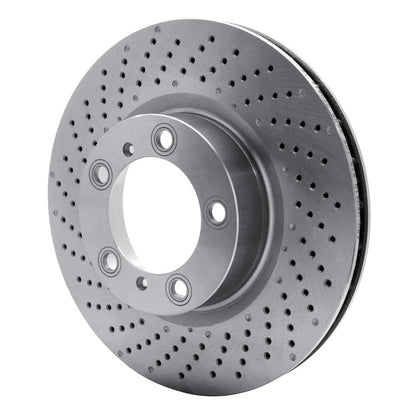 DFC 09-23 Porsche 718 Boxster Left Front Drilled Brake Rotor