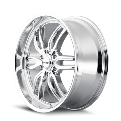 Ridler Wheels Ridler 609 20x9 / 6x139.7 BP / 30mm Offset / 106.1mm Hub Chrome Wheel