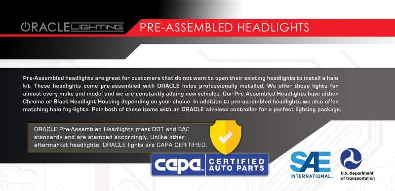 ORACLE Lighting Oracle 03-07 Honda Accord Coupe/Sedan SMD HL - ColorSHIFT