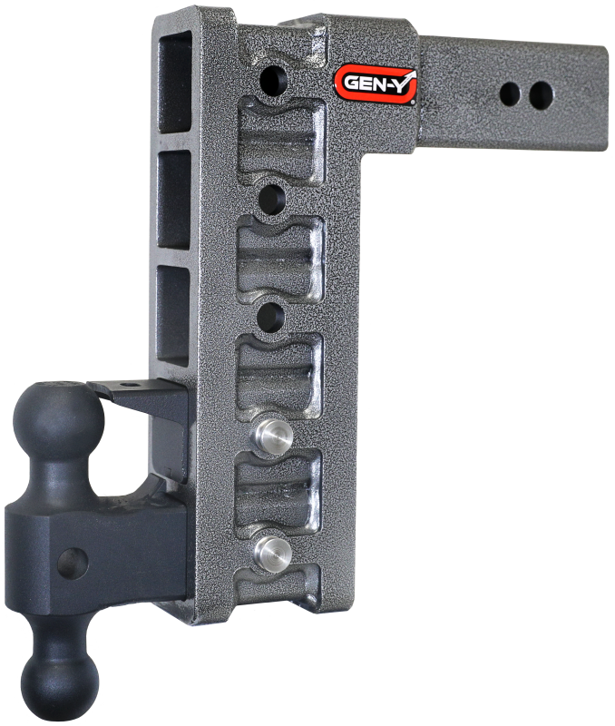 GEN-Y Hitch Gen-Y Mega Duty 3in Shank 12in Drop 3.5K TW 32K Hitch w/GH-0161 Dual-Ball/GH-0162 Pintle Lock