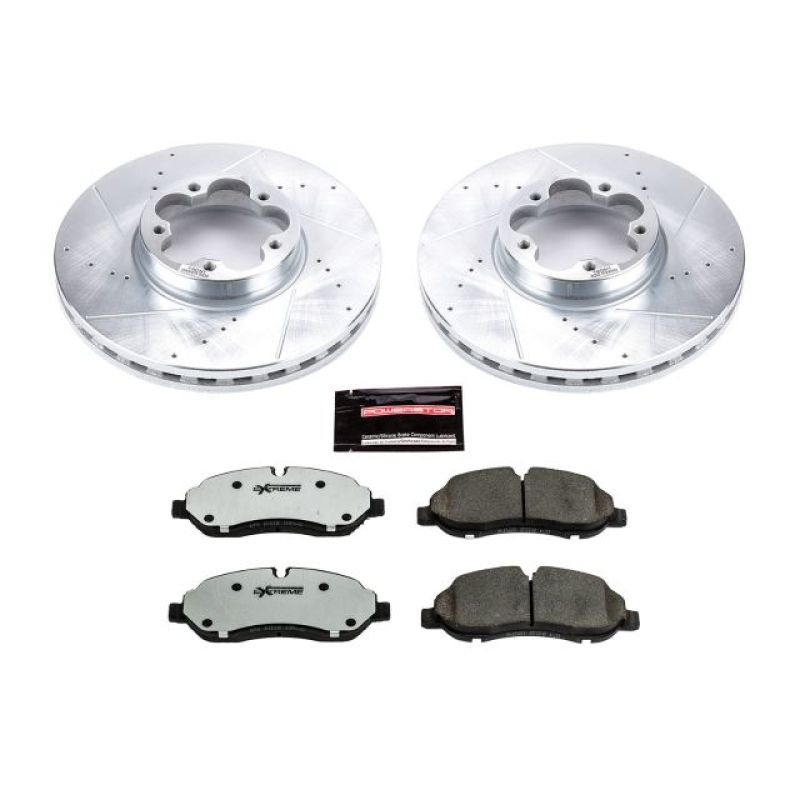 PowerStop Power Stop 15-18 Ford Transit-350 HD Front Z36 Truck & Tow Brake Kit
