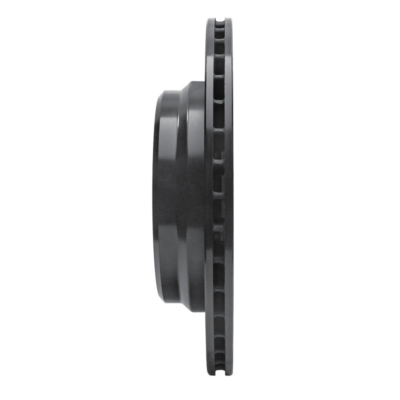 R1 Concepts R1 96-03 BMW 540I Rear Right Drilled & Slotted Black Brake Rotor