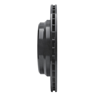 R1 Concepts R1 96-03 BMW 540I Rear Right Drilled & Slotted Black Brake Rotor