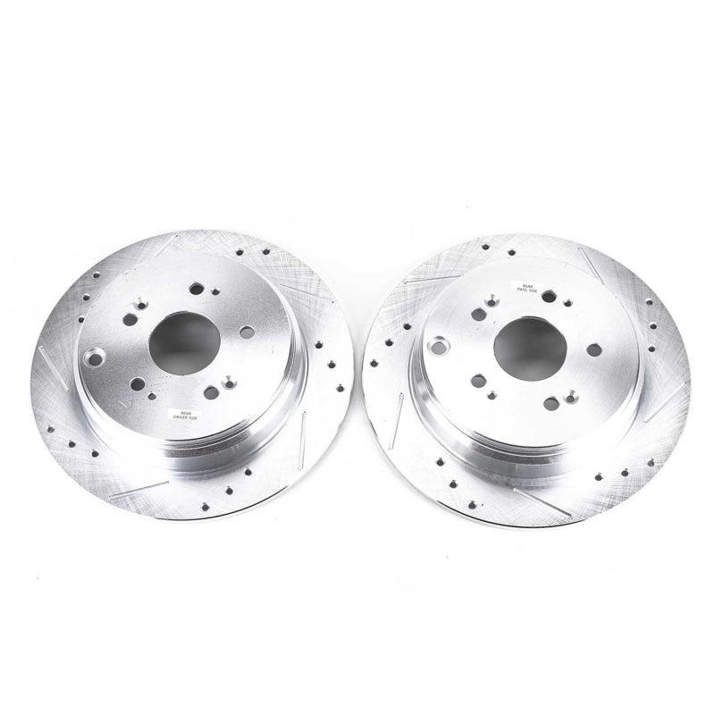 PowerStop Power Stop 07-18 Acura RDX Rear Evolution Drilled & Slotted Rotors - Pair
