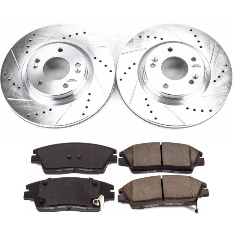 PowerStop Power Stop 17-19 Hyundai Elantra Front Z23 Evolution Sport Brake Kit