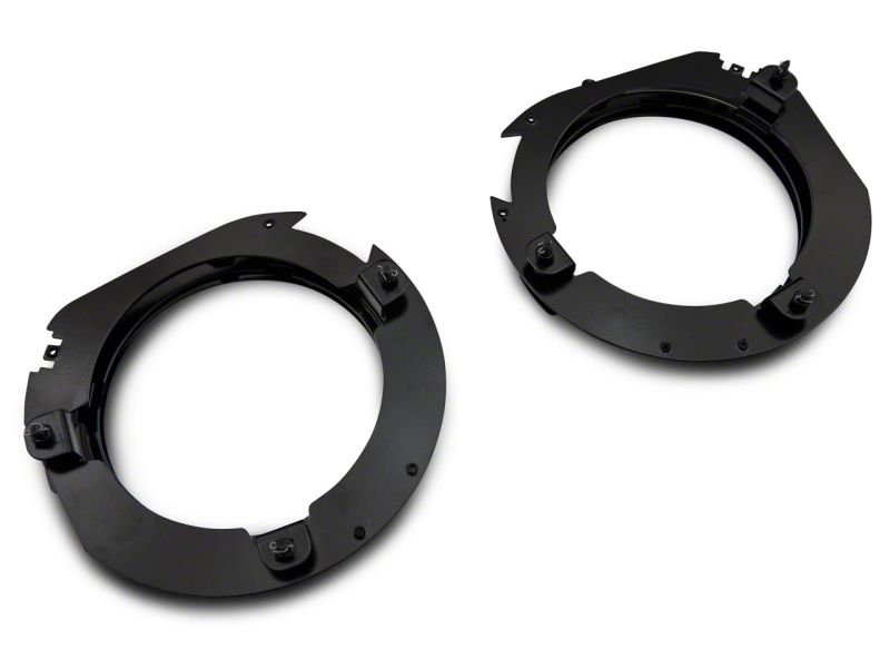 Raxiom 18-23 Jeep Wrangler JL 7-In Headlight Retro-Fit Kit w/ Harness- Black Housing (Clear Lens)