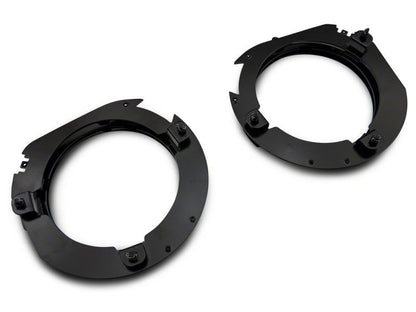 Raxiom 18-23 Jeep Wrangler JL 7-In Headlight Retro-Fit Kit w/ Harness- Black Housing (Clear Lens)