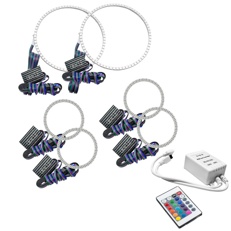 ORACLE Lighting Oracle Nissan Frontier 01-04 Halo Kit - Triple - ColorSHIFT w/ Simple Controller