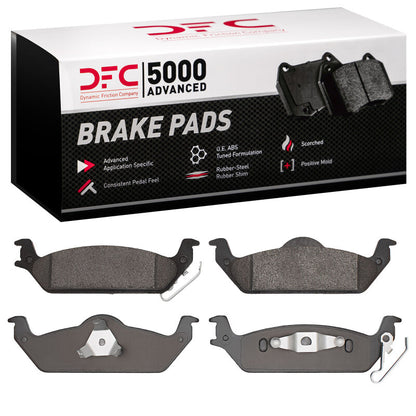DFC 03-04 Dodge Dakota 4WD Rear 5000 Advanced Semi Metallic Brake Pads