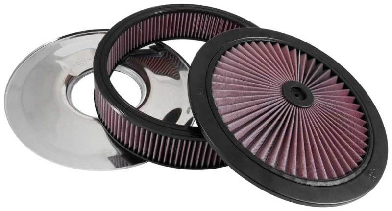 K&N Engineering K&N X-Stream Top Assembly 14in OD 5.125in Neck Flange 4.62in H w/Vent
