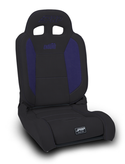 PRP Seats PRP EnduroDaily Reclining Suspension Seat - Black/Purple Vinyl - Driver