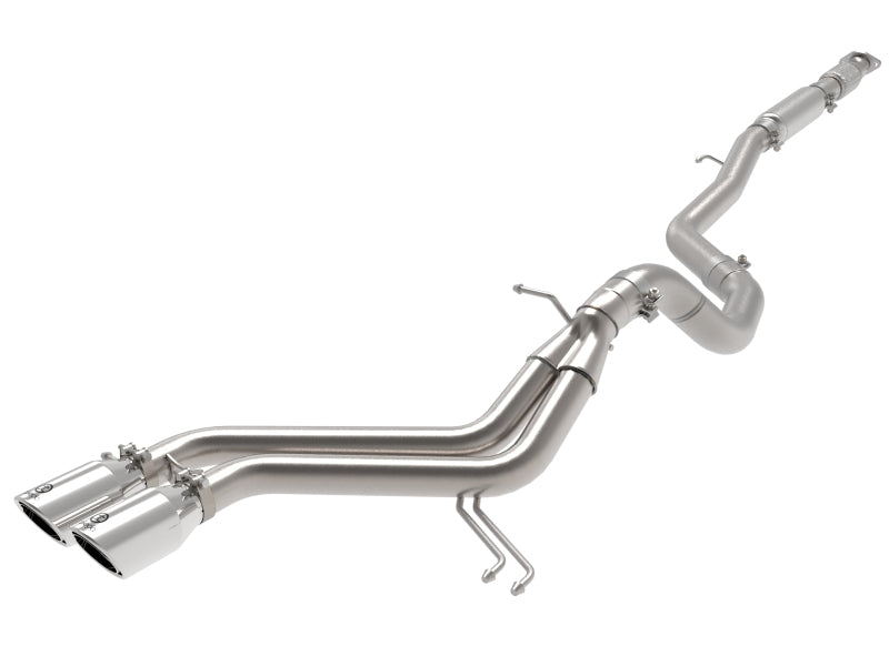 aFe Takeda 2-1/2in to 3in SS-304 Cat-Back Exhaust w/ Polished Tips 13-17 Hyundai Veloster L4-1.6L