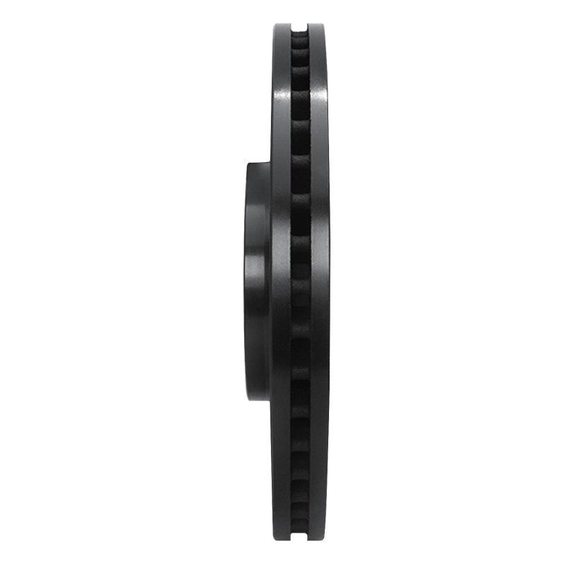 R1 Concepts R1 98-09 Audi A6 (Mexico) Front Right Drilled & Slotted Black Brake Rotor
