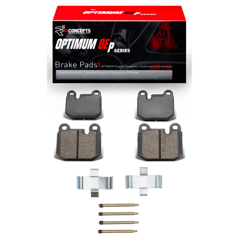 R1 Concepts R1 76-77 BMW 320I (USA/Canada) Front Optimum OE Pads & Hardware Kit