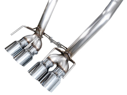 AWE Tuning C6 Chevrolet Corvette Z06/ZR1 Track Edition Axle-Back Exhaust w/ Chrome Silver Tips
