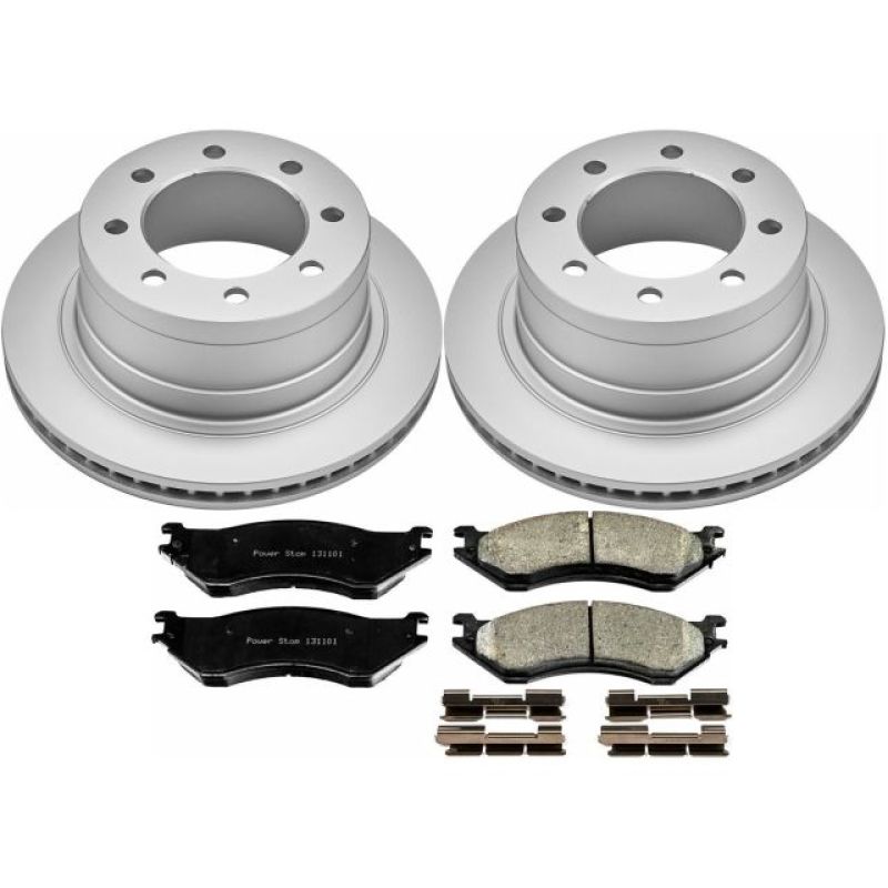 PowerStop Power Stop 06-08 Dodge Ram 1500 Rear Z17 Evolution Geomet Coated Brake Kit
