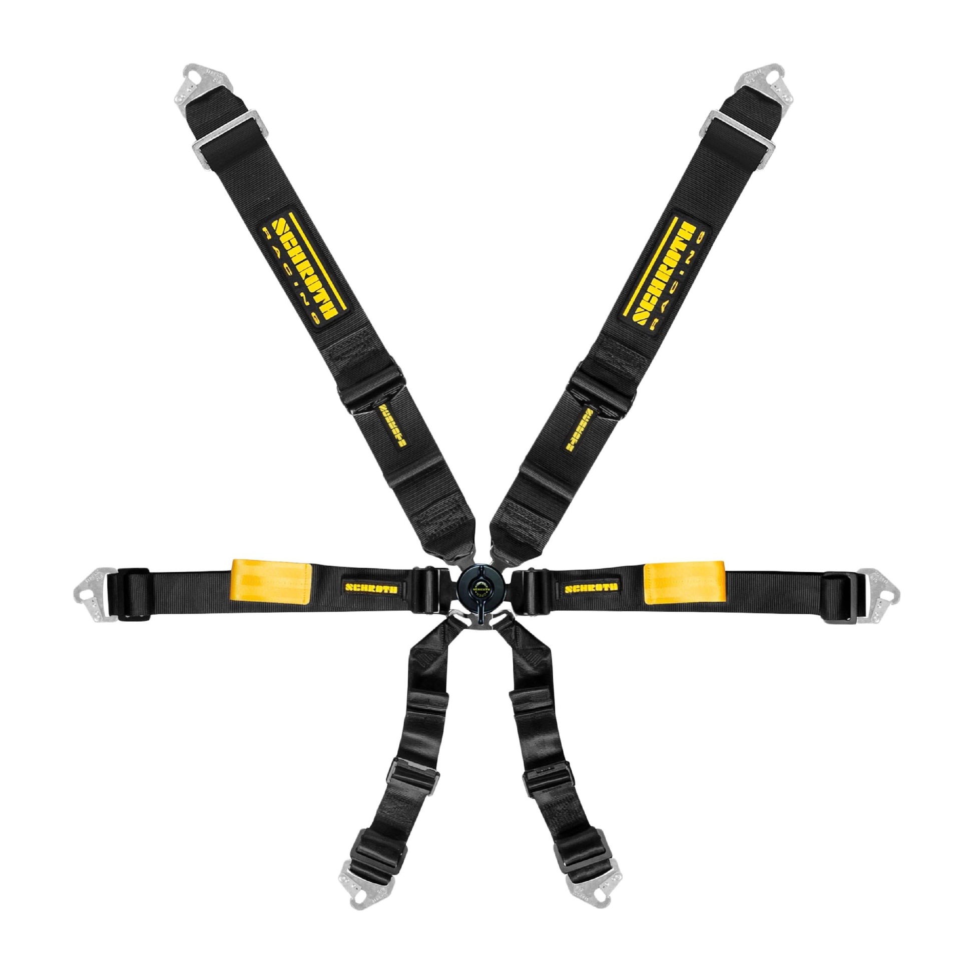 Schroth Racing 94650-0 Profi Porsche 991 3x2 - Black