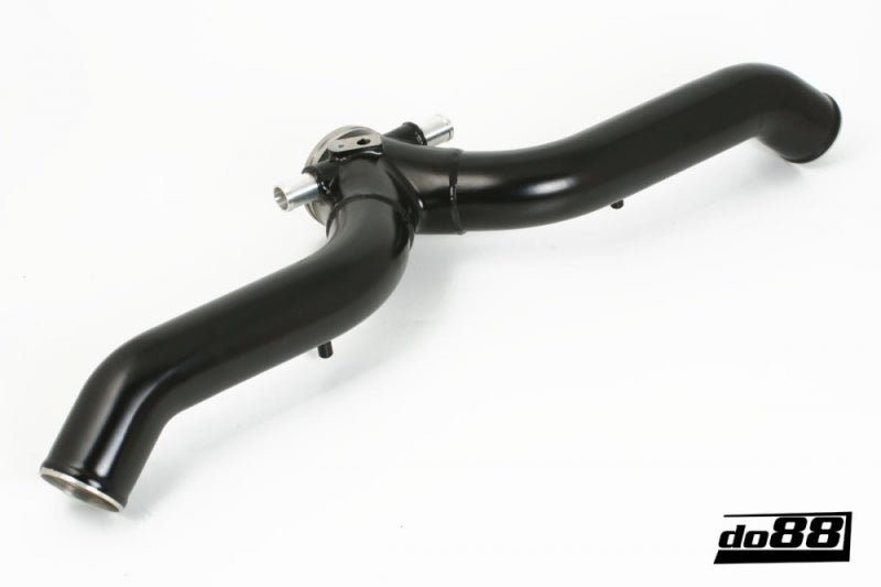 do88 Porsche 997.2 Turbo 2010- Y-Pipe Black for OEM Intercooler
